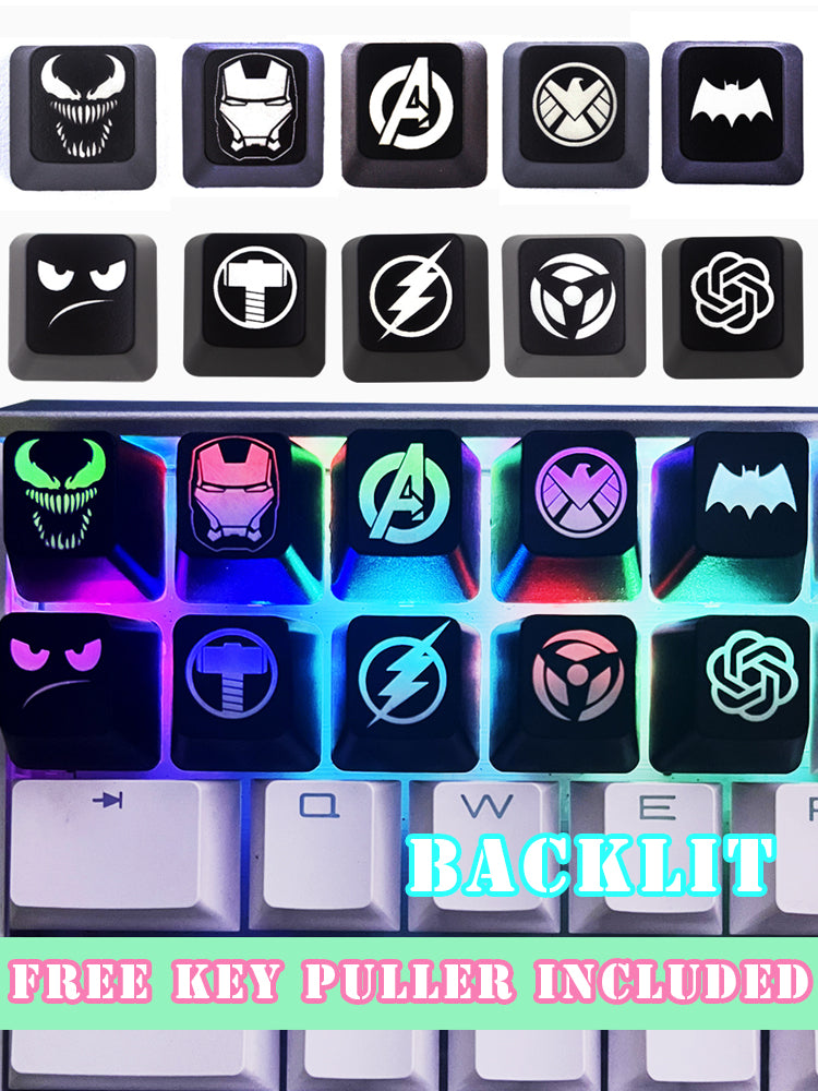 ESC Key R4 Keys replacement keycaps Backlit and ABS material FREE keypuller