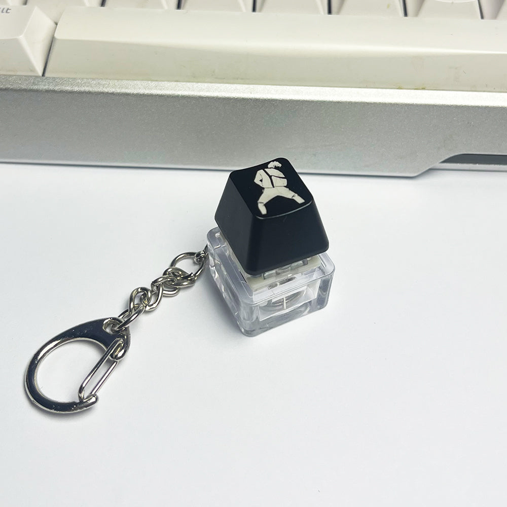 RGB keycap Keyrings with custom design antianxiety Relief toy