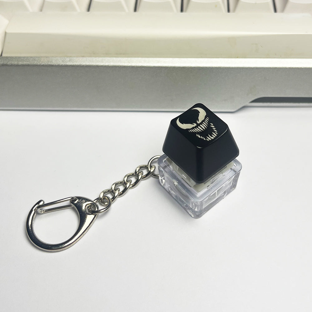 RGB keycap Keyrings with custom design antianxiety Relief toy