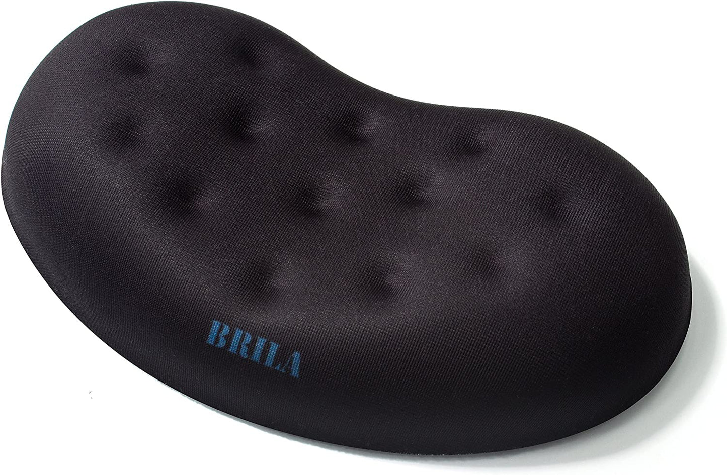 BRILA Ergonomic Memory Foam Mouse Wrist Rest Support Pad Cushion for Computer, Laptop, Office Work, PC Gaming - Massage Holes Design - Wrist Pain Relief